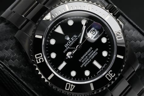 black rolex women|Rolex all black submariner.